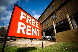 free rent sign
